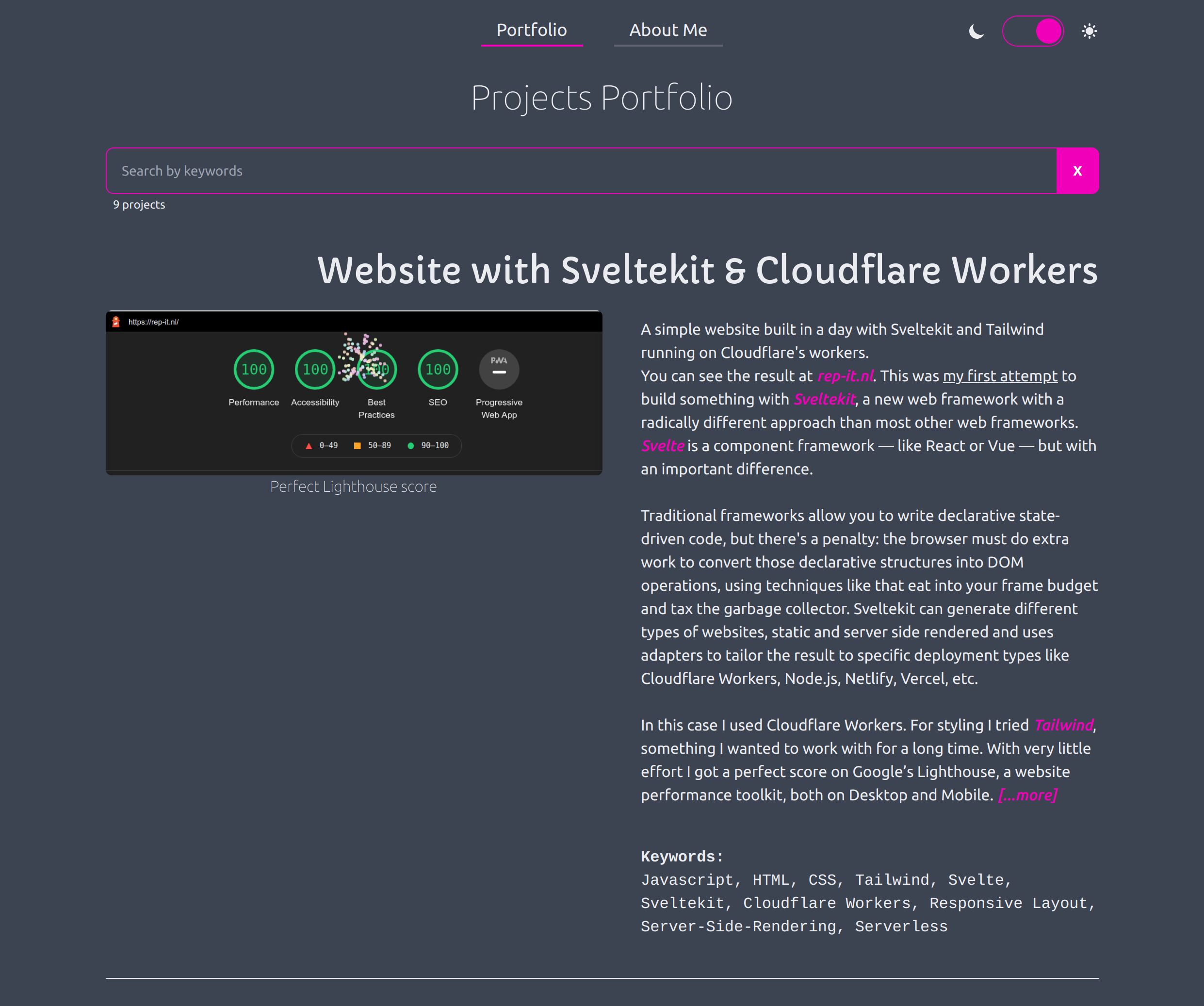 desktop website
